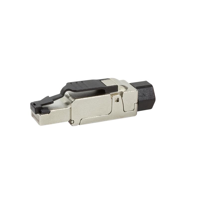 RJ45 plug, category 6A, shielded LogiLink MP0040, tool-free