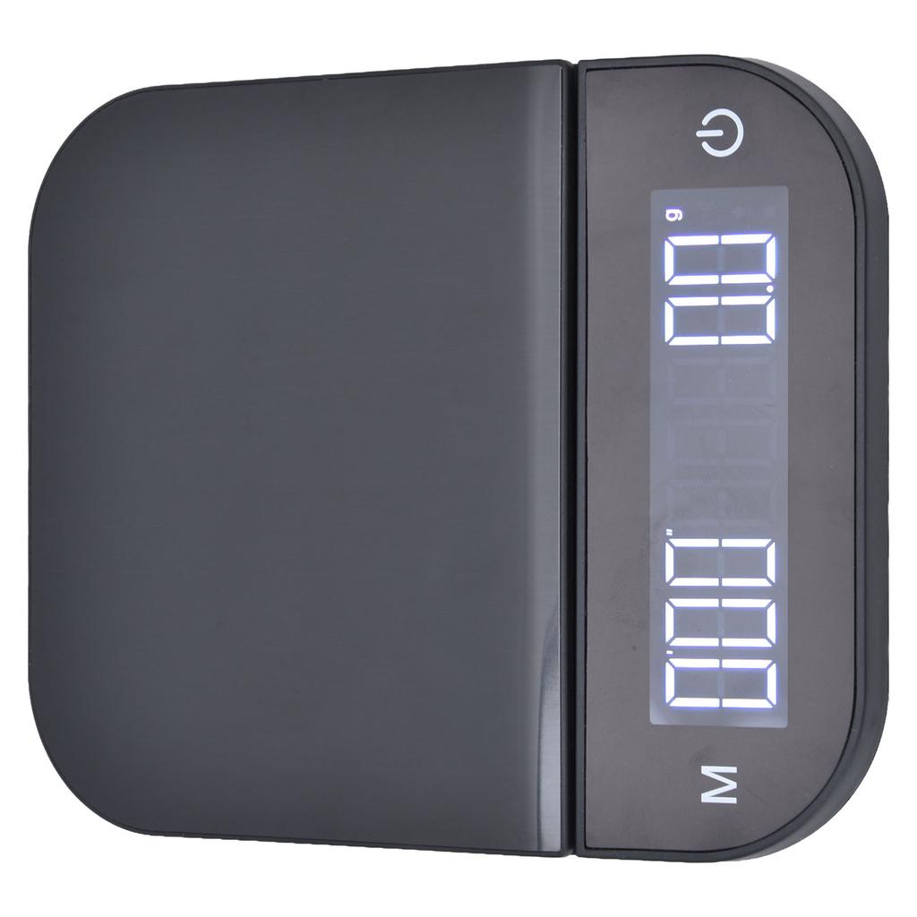 Coffee Scale Maximum 3KG Large LED Backlit Dual Units USB Charging Timing Function High Accuracy Kitchen Scale