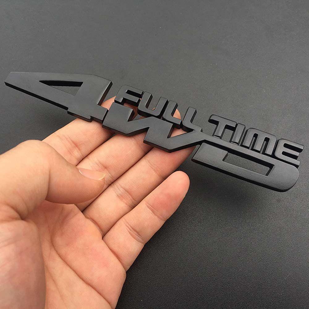 Zinc Zinc Zinc Alloy 4WD Metal Car Sticker 3D Stereo Car Sticker Rear Trunk Emblem Car Side Fender Decal
