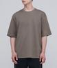 MUSINSA STANDARD Silket Relaxed Fit Crew Neck T-Shirt [Dusty Beige]