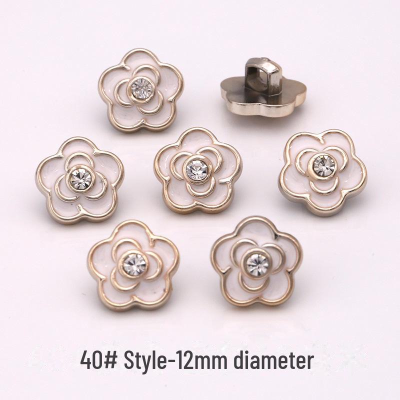 Женские ароматные круглые жемчужные декоративные пуговицы - пластиковые пуговицы для рубашки, пришитые вручную