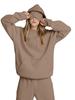 Independent Solid Color Hoodie Oversized Fall Winter Streetwear Men Women Pullover