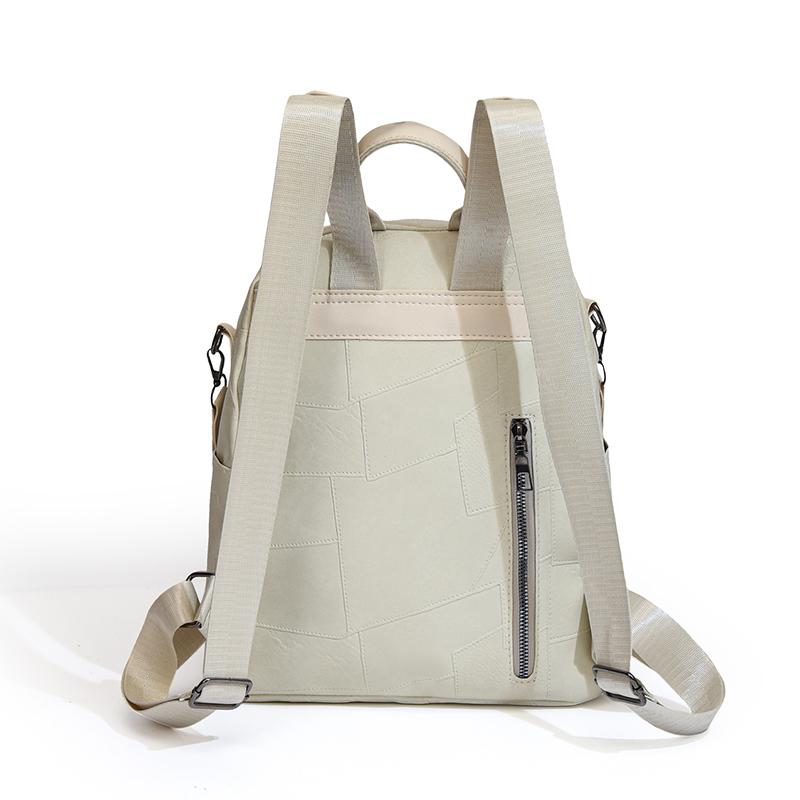 Мягкий кожаный женский рюкзак, сумка на плечо, многофункциональная студенческая школьная сумка