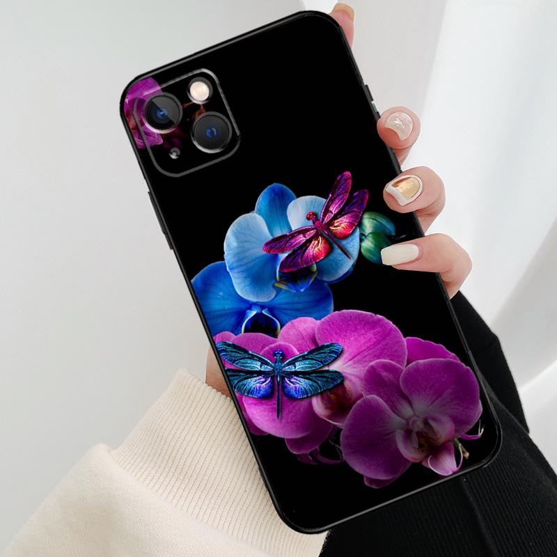 Красочный чехол для телефона с изображением стрекозы для iPhone 17 Pro Max 14 13 12 11 15 16 Pro Max mini 15 16 Plus 16e 17 Air Cover