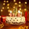 Свеча для торта на день рождения золотого цвета, бездымная, из нетоксичного воска, декоративные цифры от 0 до 9 для празднования