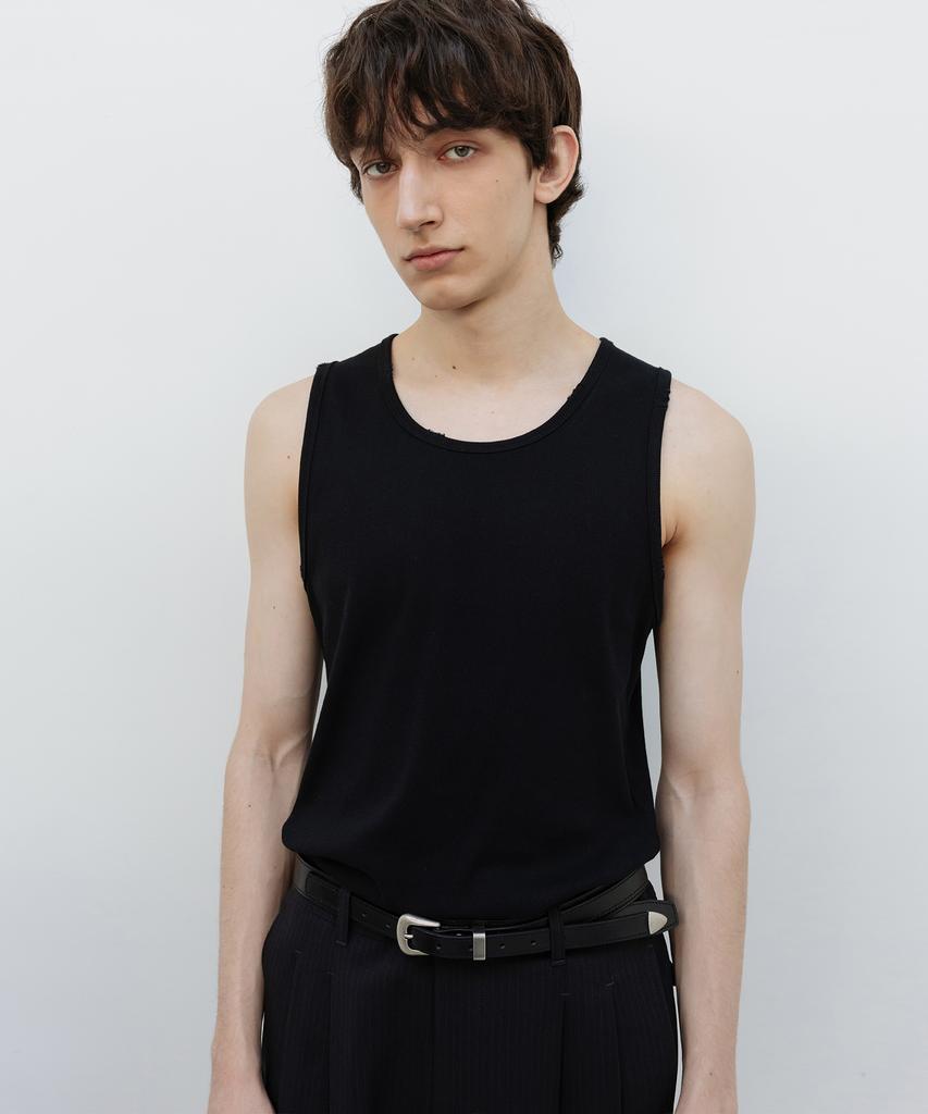 INSILENCE Damaged Tank Top Black