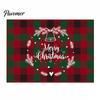 Rustic Linen Table Mats Christmas Placemats, Faux Heat-Resistant with Imitation Settings Santa Letter Print, Holiday Decoration for Party Non
