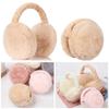 Adjustable Foldable Autumn And Winter Solid Color Women Earmuffs Ear Cover Earflaps