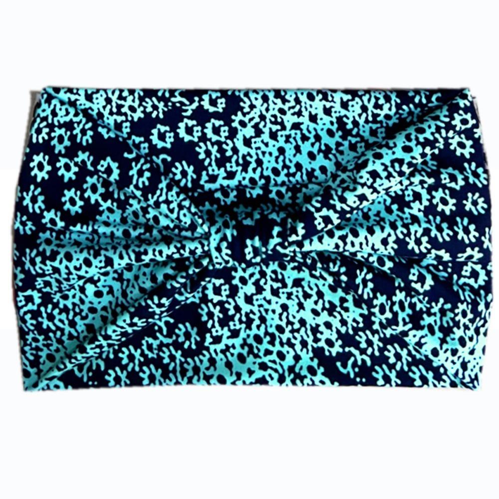 Boho Print Wide Headbands Extra Large Yoga Headband Fashion Twisted Headbands Hair Accessories