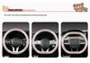 Suede Velvet Breathable Sport Steering Wheel Cover - Wear-Resistant, Comfortable, Sweat-Absorbing Universal Protector