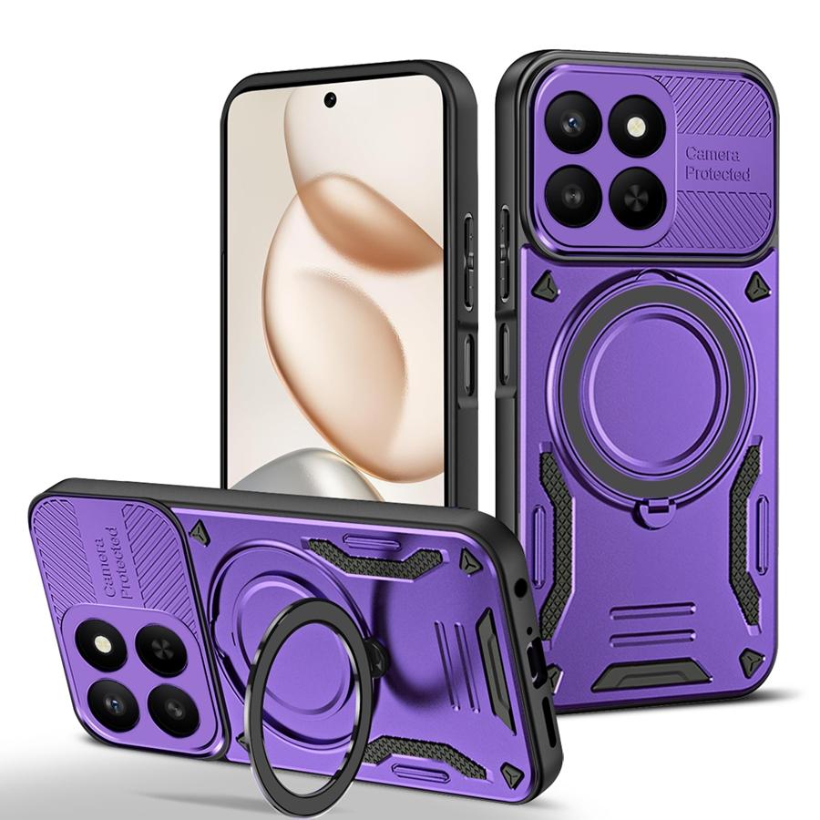 Прочный противоударный магнитный чехол-броня для Honor X7d X9d X9C Smart 400 Pro Magic 7 Lite Magic7 Держатель-кольцо-подставка Чехол для телефона