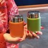 Stainless Steel Mini Thermos Cup Insulated Portable Vacuum Flask Mini Pocket Cup Outdoor Sports