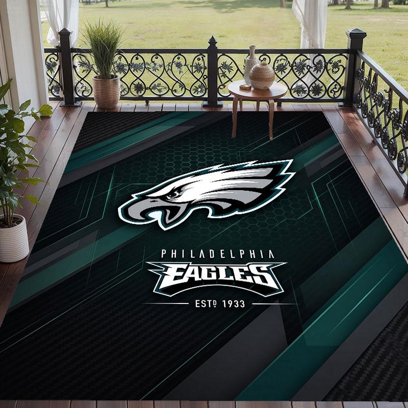 Мягкий напольный ковер с узором Philadelphia Eagles, ковер для гостиной, декоративный коврик для украшения дома