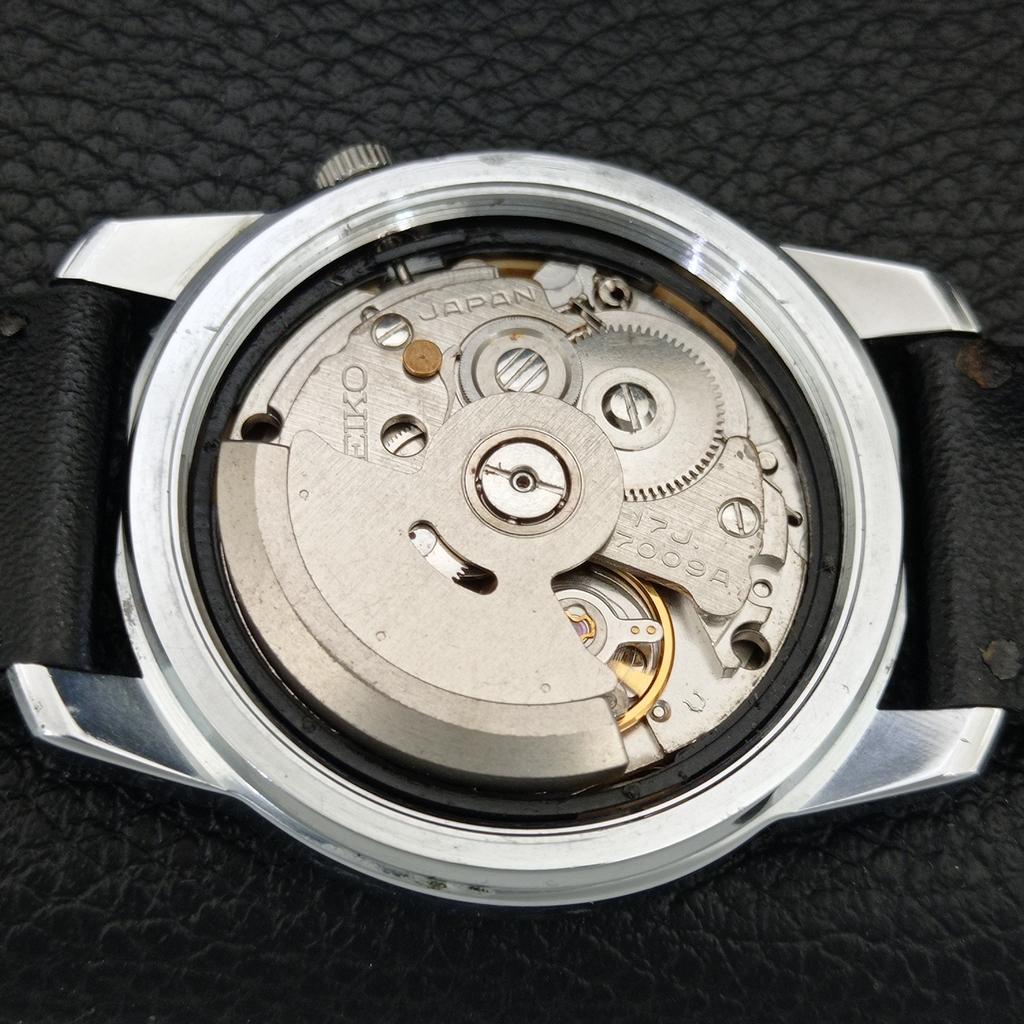 ВИНТАЖНЫЕ ОТРЕМОНТИРОВАННЫЕ МУЖСКИЕ АВТОМАТИЧЕСКИЕ ЧАСЫ SEIKO 5 ЯПОНИЯ ЗЕЛЕНЫЙ ЦИФЕРБЛАТ a445527-1