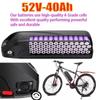 Hailong Electric Scooter Battery 36V 48V 52V 30Ah-50Ah for 250W~1500W Motorcycle/bicycle Waterproof Lithium Battery + Charger