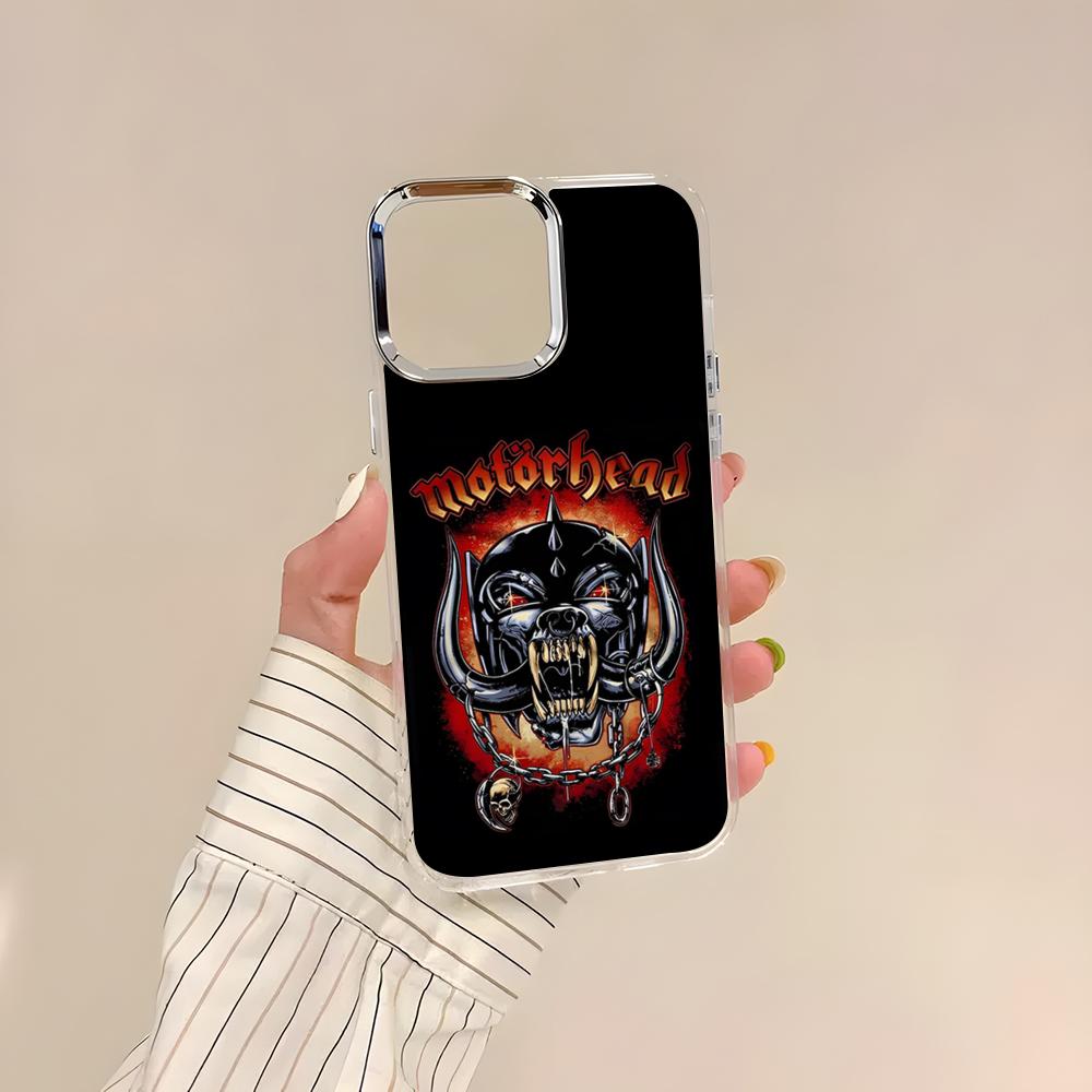Band-M-M-Motorhead Phone Case For IPhone 17 Air 16 15 14 13 12 11 Pro Pro Max Plus Transparent Soft Cover