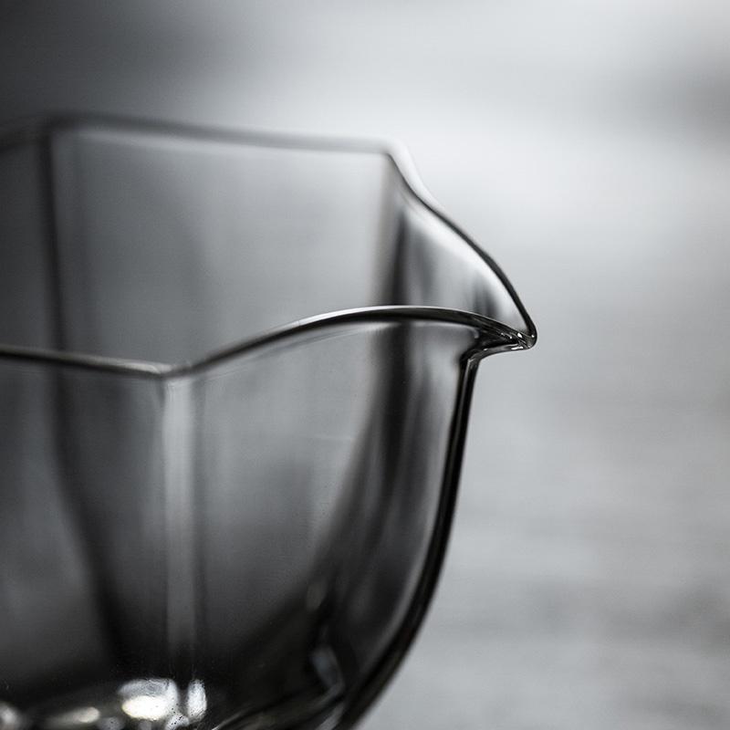 Стеклянная чаша справедливости 180 мл Маленькое чайное море в японском стиле Чайный разделитель