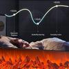 Встроенный Декоративный Шкаф Домашний Обогреватель Отель 4D Электронный Камин Светодиодное Имитация Пламени Европейский Стиль Электрический Камин