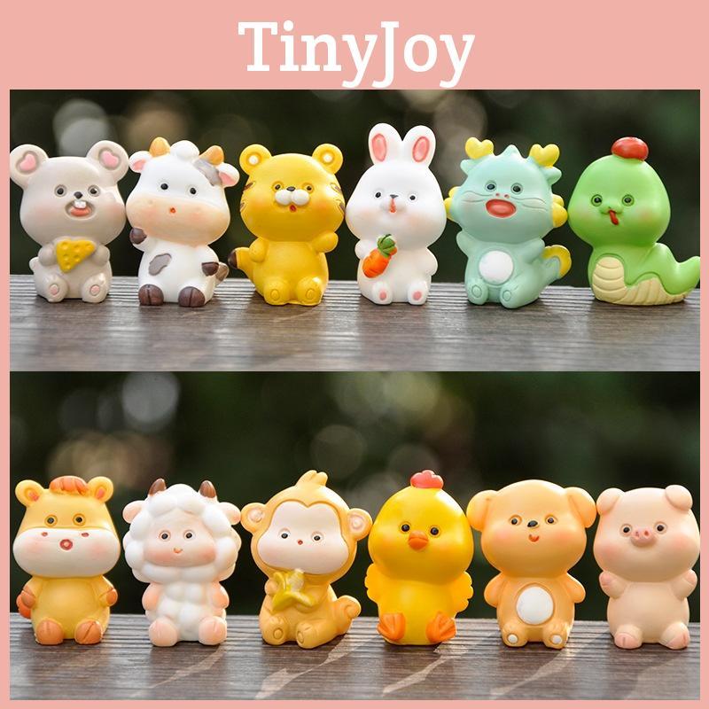 Animal Resin Miniatures Zodiac Themed Desktop Ornaments With Handmade Craftsmanship