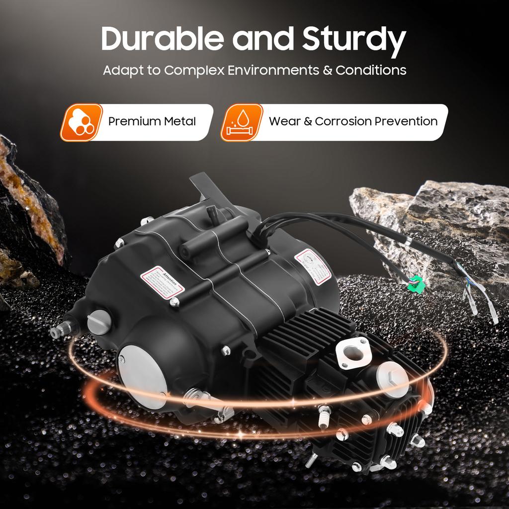 110cc Kick Start Engine Kit for Honda CRF50 XR50 CRF70 Z50 CT70 Mini Trail Monkey Dirt Pit Bike Metal Black Replacement Motor