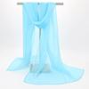 Sun Protection Shawls Solid Color Beach Scarves Summer Wrap Hijab  Women