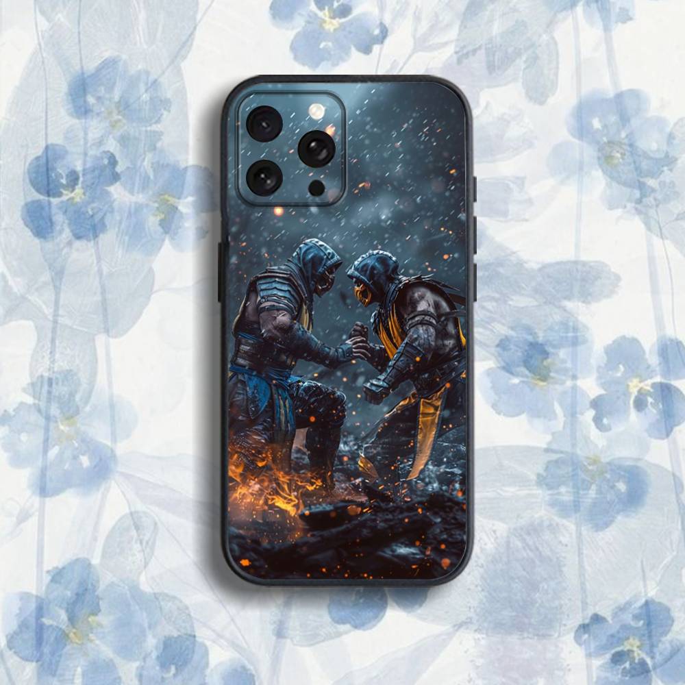 Mortal K-Kombat Game  Phone Case For iPhone 17,16,15,14,13,12,Pro,Max,Plus,E,SE4,Air,Mini Black Soft Box