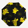 1PC, Poké Ball Pattern Auto Folding Personality Umbrella, Portable Collapsible Design, Casual Outdoor Accessory, Christmas Birthday Festival Gift yy25