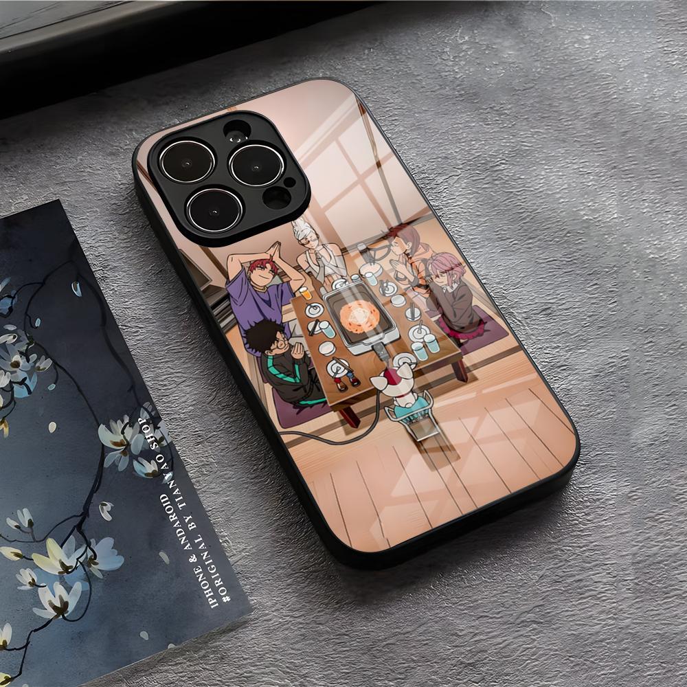 Чехол для телефона D-Dan D-Da Daa Для IPhone 17 Air 16 E Pro Max 15 14 13 Mini 12 Pro 11 Max Plus Черная Стеклянная Крышка