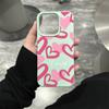 Креативный Романтичный Чехол-Сердечко Для iPhone 16 15 14 Pro 13 12 11 Max Plus 7 8 Plus XR Ударопрочный Мягкий Силиконовый Чехол