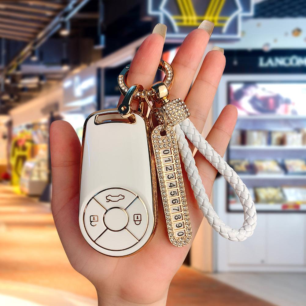 Мягкий автомобильный чехол для ключа из ТПУ для GWM HAVAL H6 M6 ORA Good Cat White Cat IQ Fob Holder Key Cover Accessories