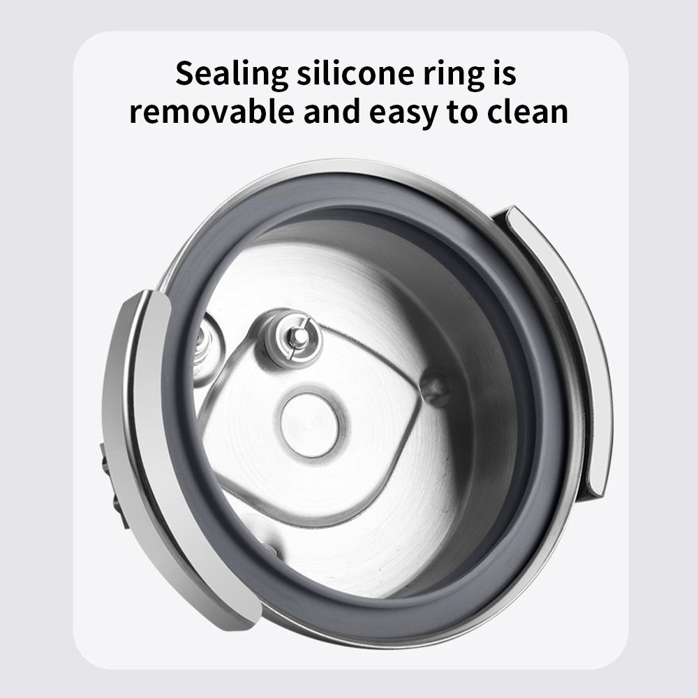 Outdoor Camping 2L Pressure Cooker Rice Cooker Multifunctional Cooker Stainless Steel Cooking Pot