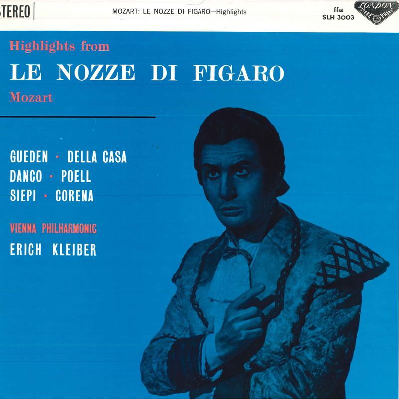 Грампластинка GUEDENDELLA CASADANGOETC. ERICH Highlights From Le Nozze Di Figaro SLH3003 KING 1962 Япония Классическая Б/У