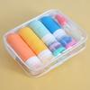 17 Pack Silicone Travel Bottles Set Wide Mouth Design Travel Containers for Shampoo Conditioner Lotion