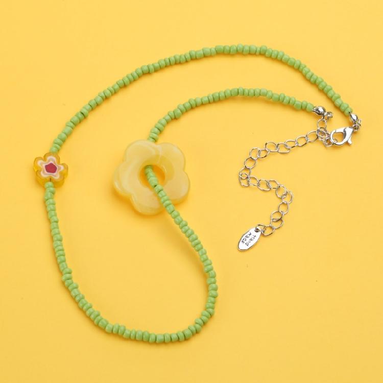 Цветочные подвески на бусинах, necklaces, necklaces с маленькой цепочкой, чокеры, подвески