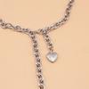 Versatile Waist Chain Belt Alloy Metal Waist Chain Fashion Heart Pendant Waist Chain  For Women