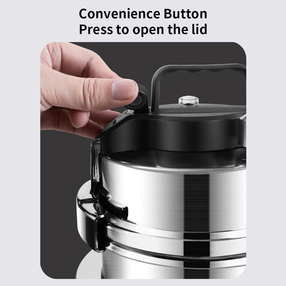 Outdoor Camping 2L Pressure Cooker Rice Cooker Multifunctional Cooker Stainless Steel Cooking Pot