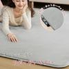Sun Deco Rug Carpet, Memory Foam Rug, Round, Extra Thick 20mm, 190cm Diameter, I014-R190GY-A