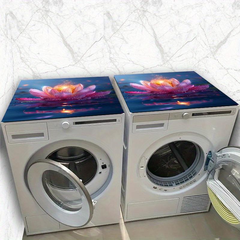 1Pcs Rubber Drying Mat WithPink Lotus Flower For Coffee Shop Restaurant Kitchen Carpet Tableware Durable Diatom Mud Table Mat Pet Mat Coffeeware