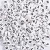 100Pcs Letter Beads Round Letter Alphabet Beads Acrylic Beads DIY Jewelry Making Bracelet Necklace Accessories