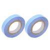 2 шт. Двусторонняя клейкая лента для парика в рулоне Сильная адгезивная лента для наращивания волос, парика, для поддержки волос, для дома, салона, синяя