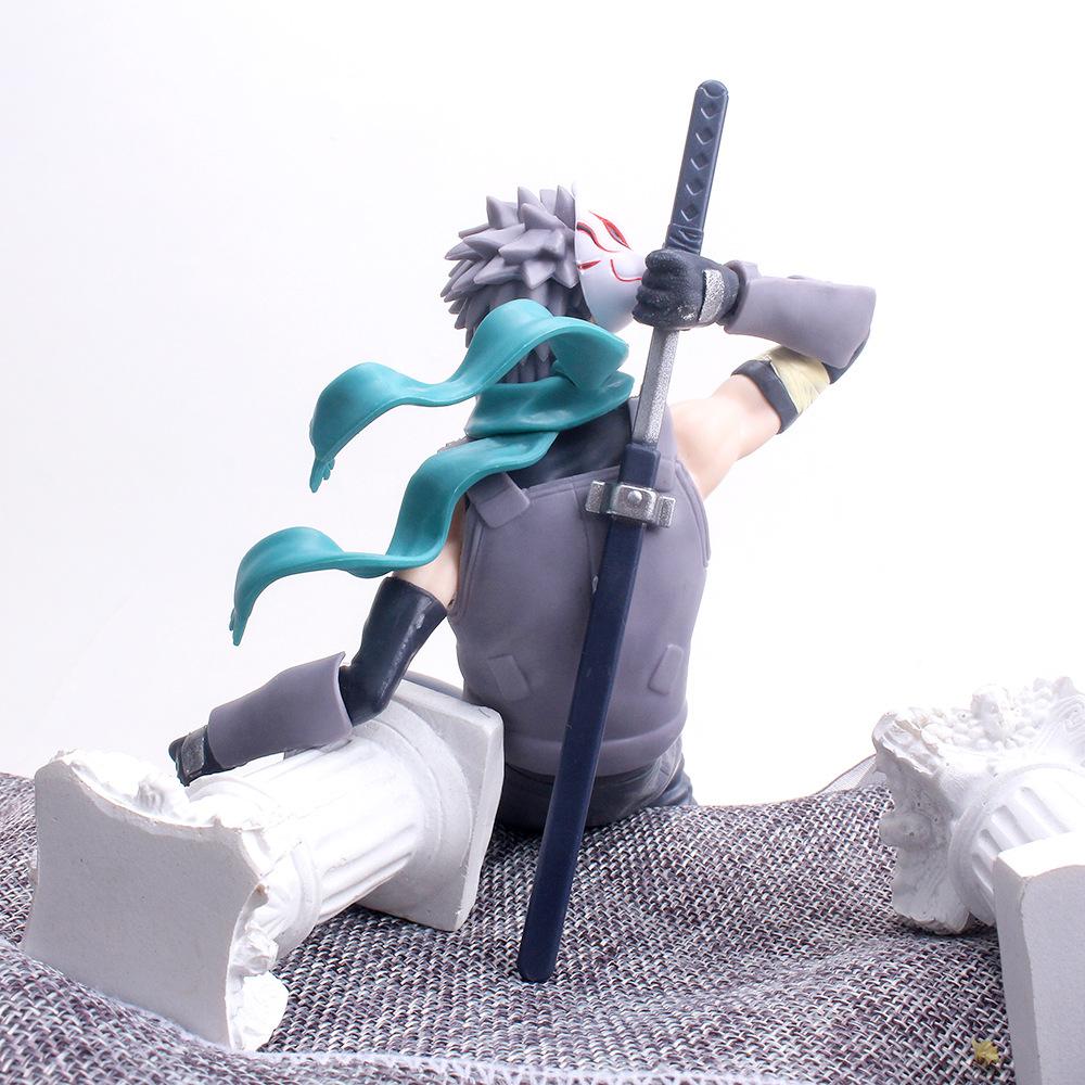 Anime Naruto Action Figure Kakashi Model Toys Cartoon Solid PVC Statue Collection Doll Car Decoration Boys Birthday Gifts