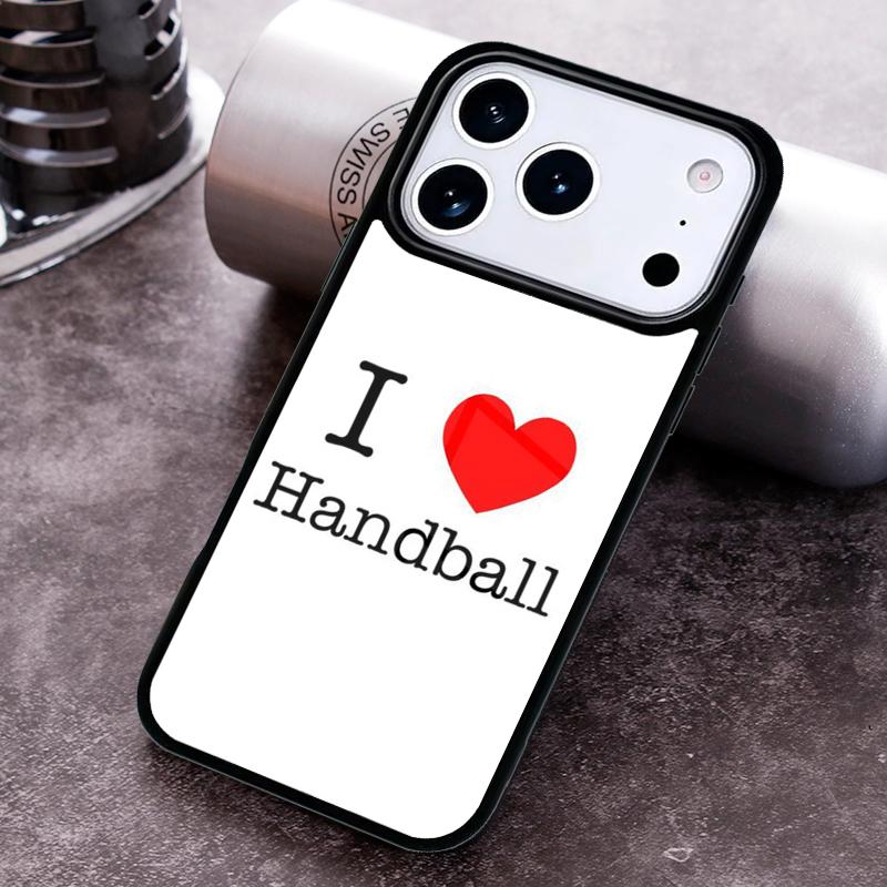 Мягкий чехол для телефона Handball Sport для iPhone 17 16 15 Pro Max Air 14 13 12 11 Plus Ударопрочный чехол