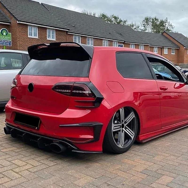 A Pair Car Trim Rear Lamp Cover for Golf 7 2012 2013 2014 2015 R400 Car Tail Light Covers Case Decoration Stickers