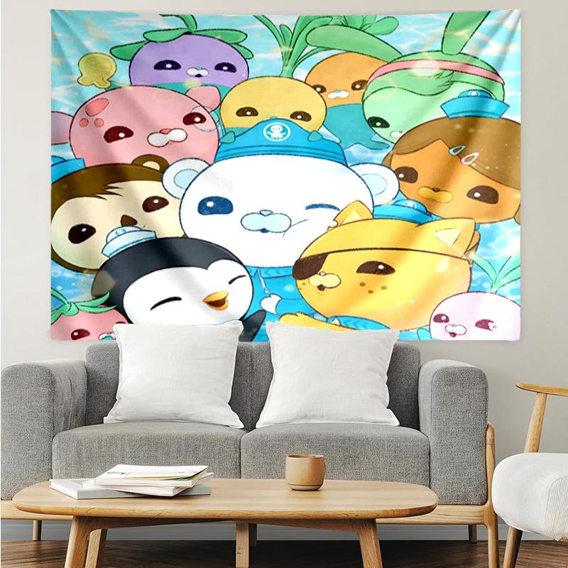1PC Ocean Explorers Adventure Tapestry, Unique Design Tapestry, Suitable for Bedroom,Livingroom, Playroom,Heartwarming Holiday Gifts