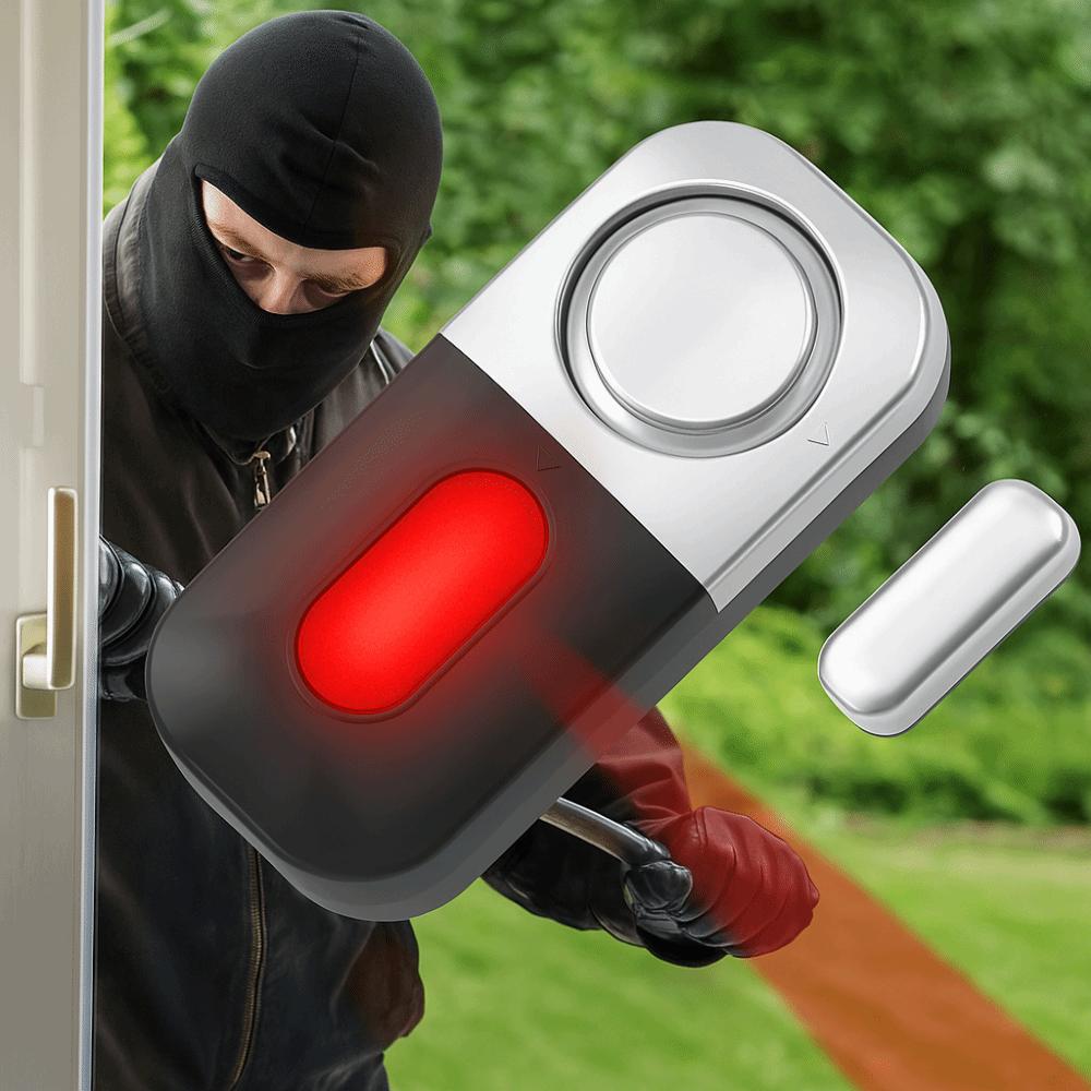 High Decibel Detector Burglar Alarm Magnetic Sensor High Decibel Alarm Windows