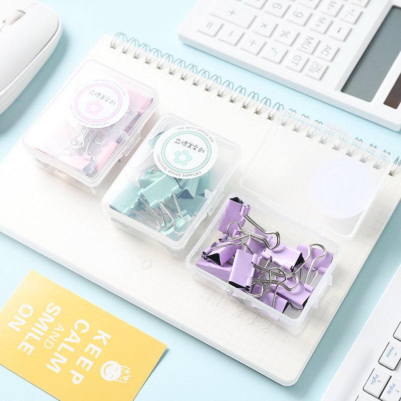 Lidemei Macaron цветные металлические длинные зажимы для офисных принадлежностей