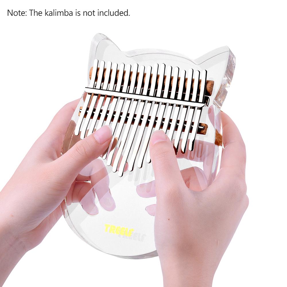 LINGTING 17 Keys Thumb Piano Keys Replacement Kit Manganese Steel with Stickers for 17 Key B/C Major