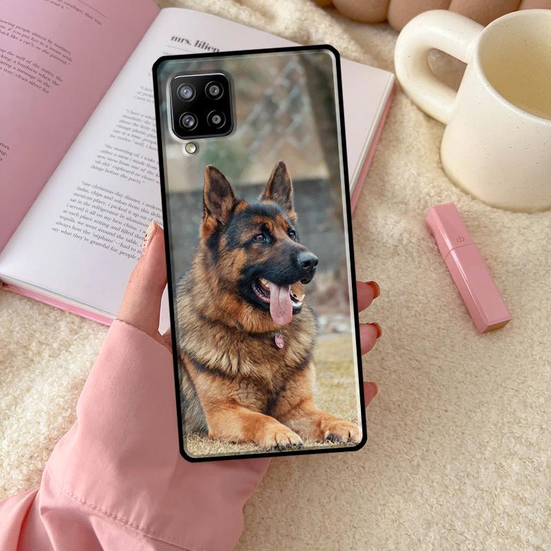 Немецкая овчарка Чехол для телефона Samsung Galaxy A54 A34 A14 A13 A52 A32 A12 A22 A72 A52S A33 A53 A73 A71 A51