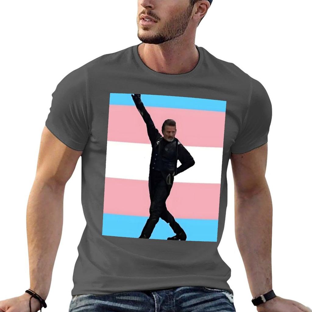 Izzy Hands Trans Flag Shirt Tshirt Big Size Daily Wear Tshirt