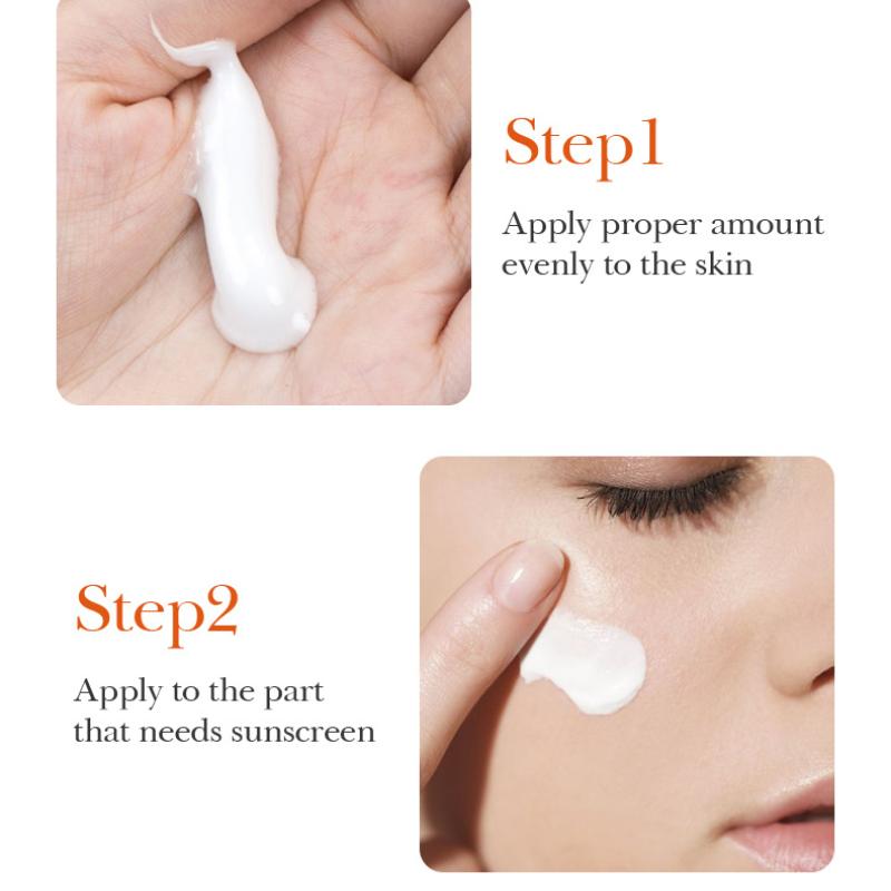 Солнцезащитный крем SPF60 + VC SADOER Vitamin C Isolation Освежающий солнцезащитный крем
